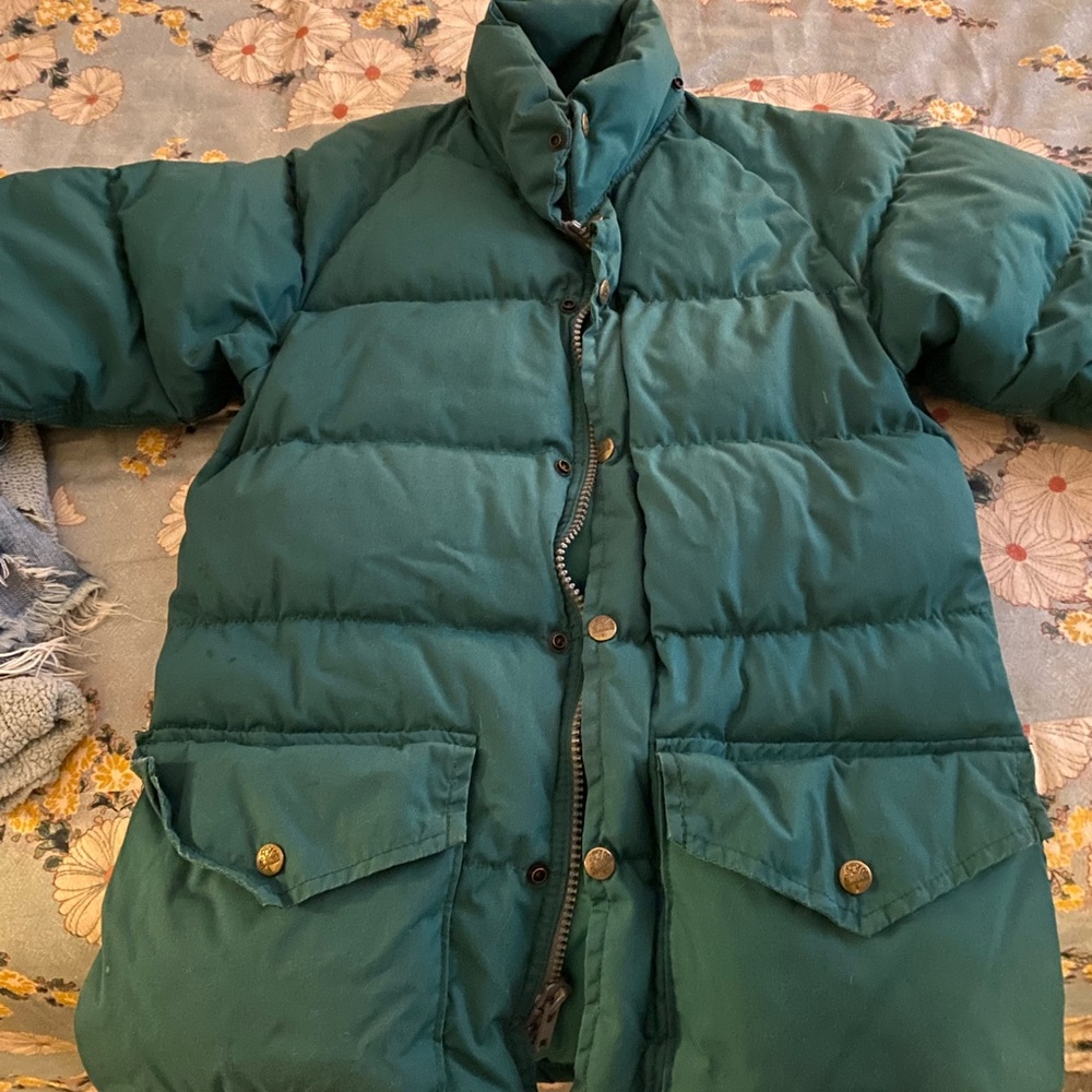 Vintage down winter coat